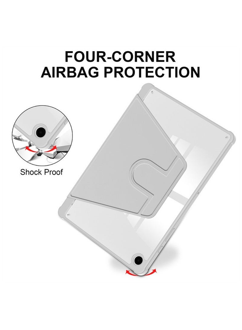 حالة لسامسونج غالاكسي Tab A9, حالة حماية اللوح , الاكريليك 360 ° تصميم الدوار, تلقائي الاستيقاظ / النوم, جلد ناعم - Image 3